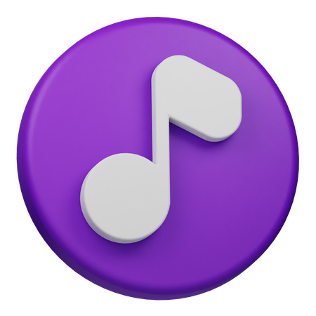 Musik  3D Icon