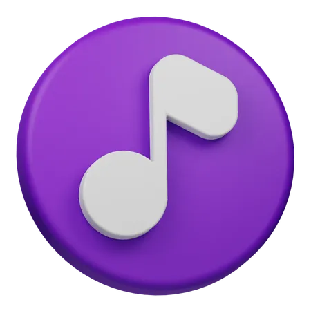 Musik  3D Icon