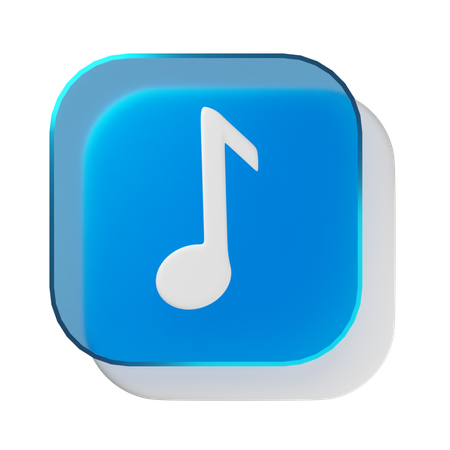 Musik  3D Icon