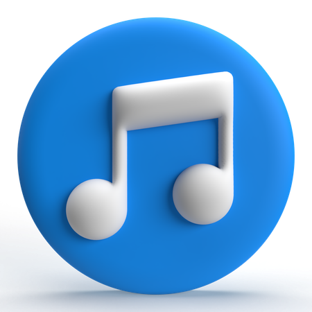 Musik  3D Icon