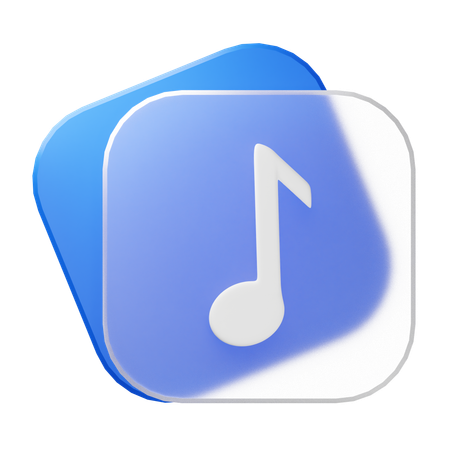 Musik  3D Icon