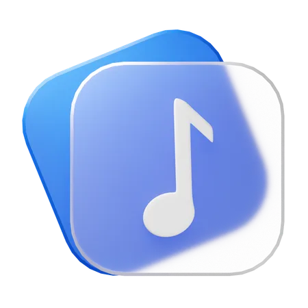 Musik  3D Icon