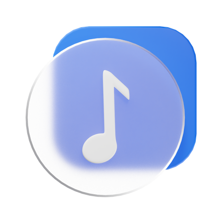 Musik  3D Icon