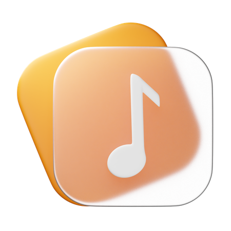 Musik  3D Icon