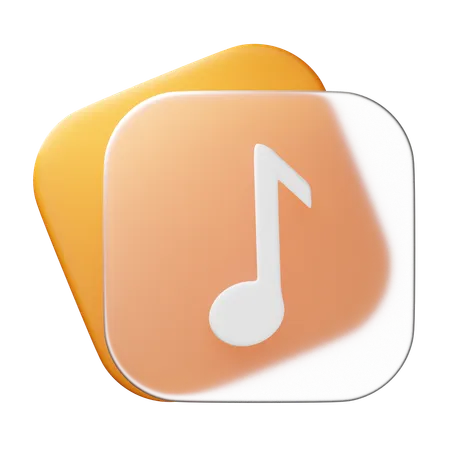 Musik  3D Icon