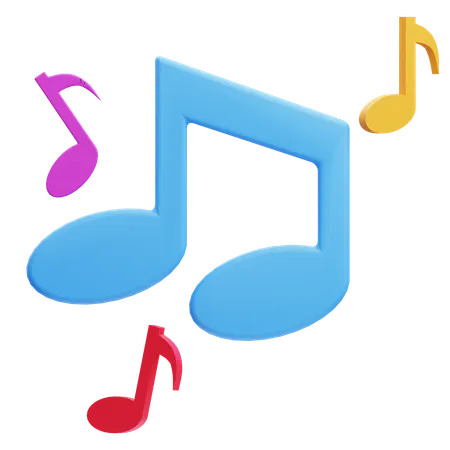 Musik  3D Icon