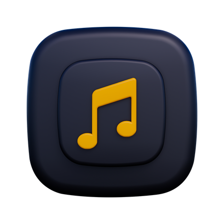 Musik  3D Icon