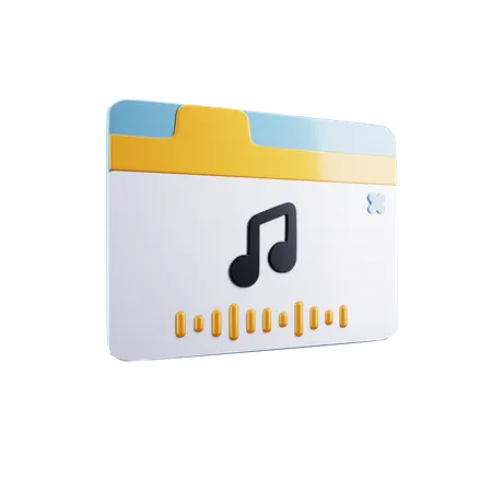 Musik  3D Icon