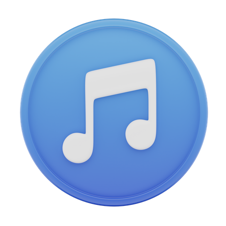 Musik  3D Icon