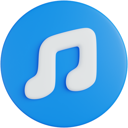 Musik  3D Icon