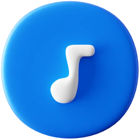 Musik  3D Icon