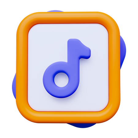 Musik  3D Icon