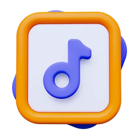 Musik  3D Icon