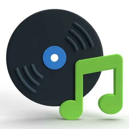 Musik  3D Icon