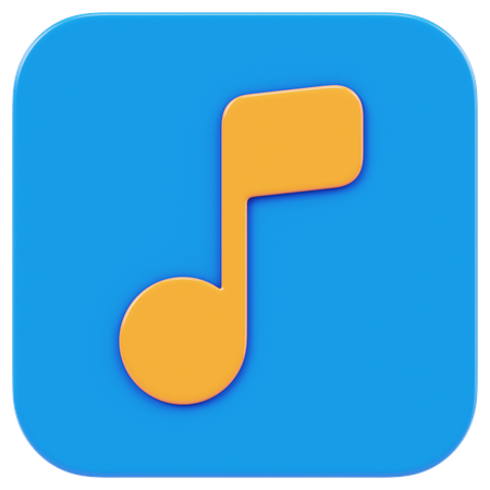 Musik-App  3D Icon