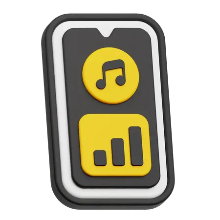 Musik-App  3D Icon