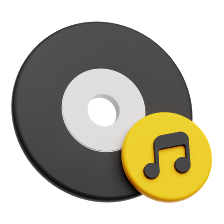 Musik-CD  3D Icon