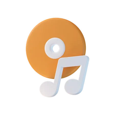 Musik-CD  3D Icon