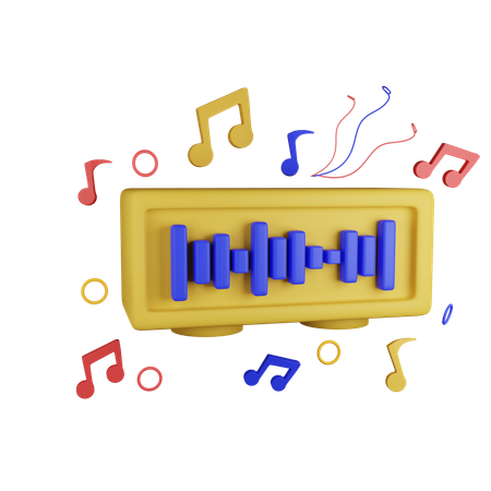 Musikparty  3D Icon