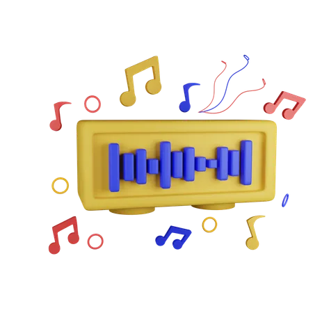 Musikparty  3D Icon