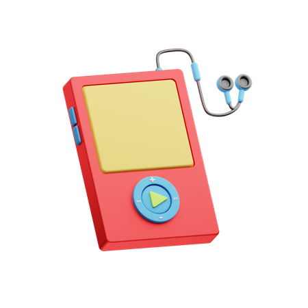Musikspieler  3D Icon