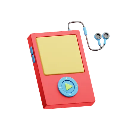 Musikspieler  3D Icon