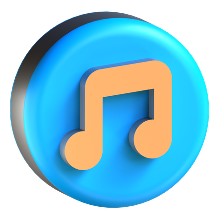 Musikspieler  3D Icon