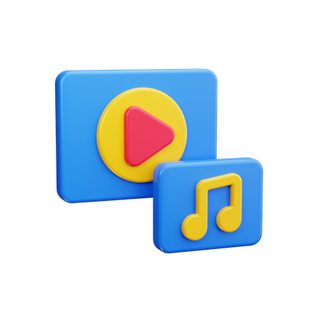 Musikspieler  3D Icon