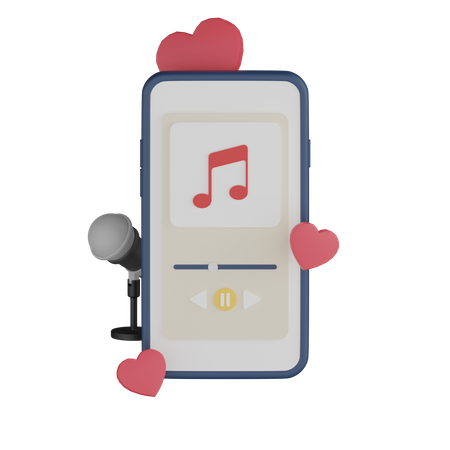 Musikspieler  3D Icon