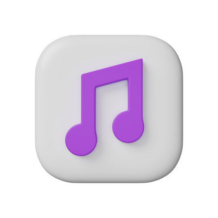 Musik-Player-Anwendung  3D Icon