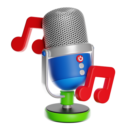 Musik-Podcast  3D Icon