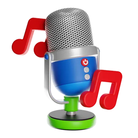 Musik-Podcast  3D Icon