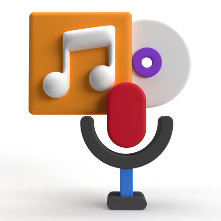 Musik-Podcast  3D Icon