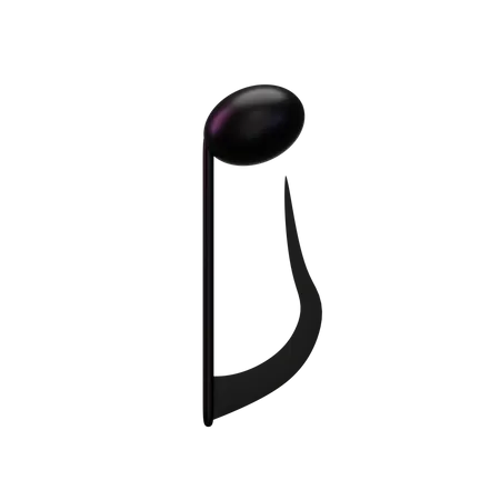 Musik Sechzehntelnote  3D Icon