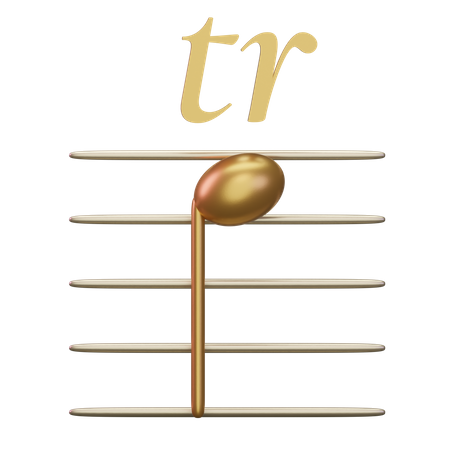 Musik Triller  3D Icon