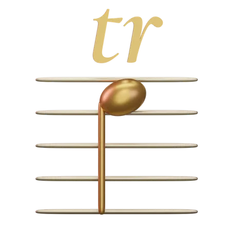 Musik Triller  3D Icon