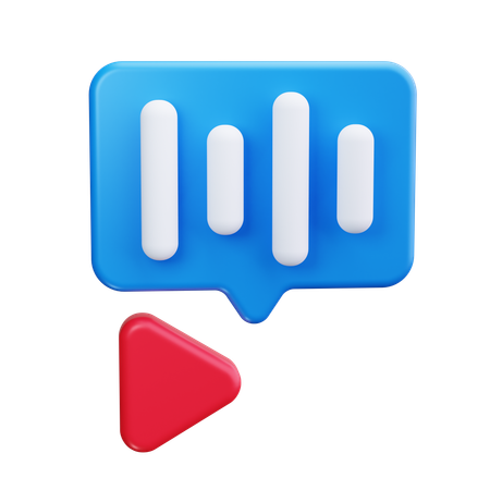 Musik-Video  3D Icon