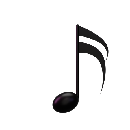 Musik zweihundertsechsundfünfzig note  3D Icon