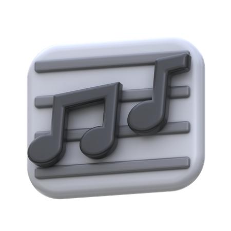 Musical  3D Icon