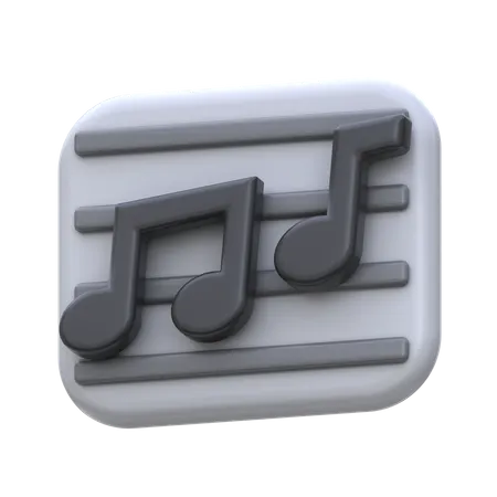 Musical  3D Icon