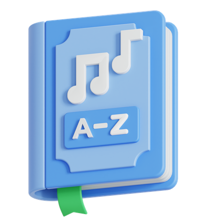 Musikbuch  3D Icon