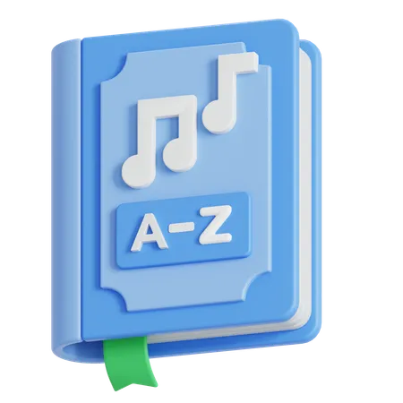 Musikbuch  3D Icon