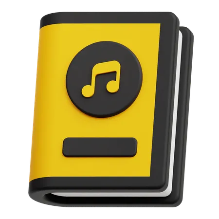 Musikbuch  3D Icon