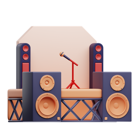 Musik Konzert  3D Icon