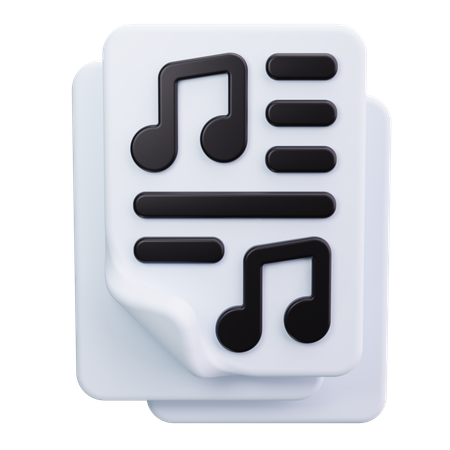 Musiknote  3D Icon