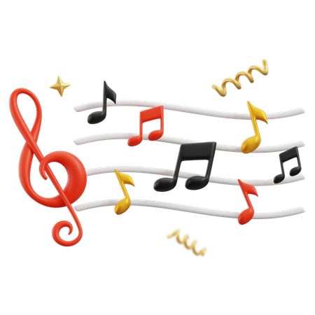 Musiknote  3D Icon