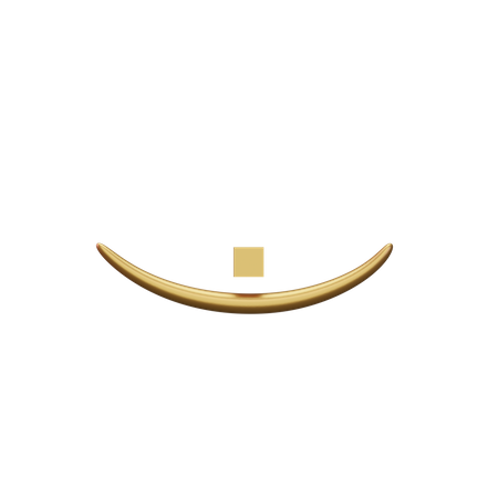 Musiknote Gold  3D Icon