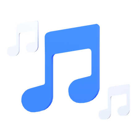 Musiknoten  3D Icon