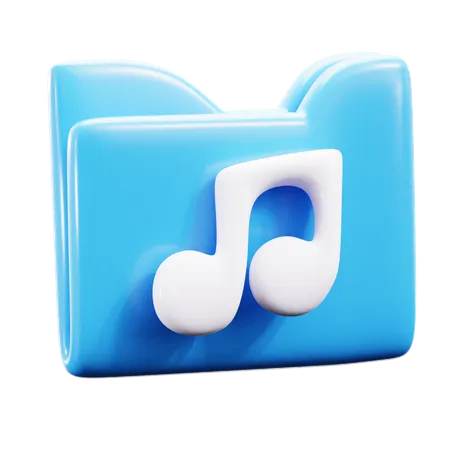 Musikordner  3D Icon