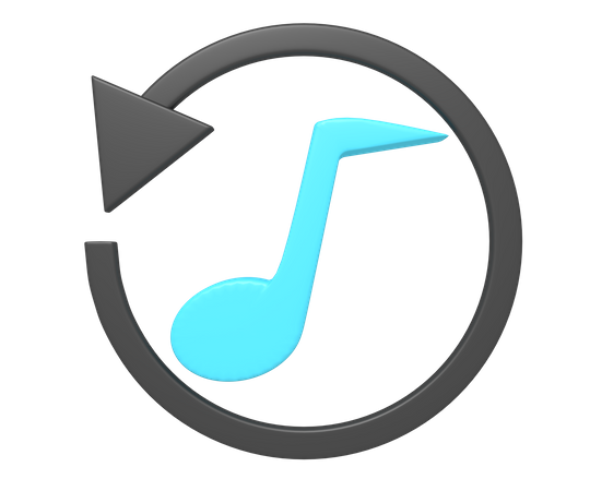 Musikplayer aktualisieren  3D Icon